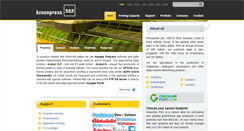 Desktop Screenshot of kroonpress.eu